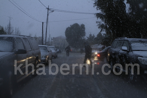 شاهدوا صور ثلوج عمّان
