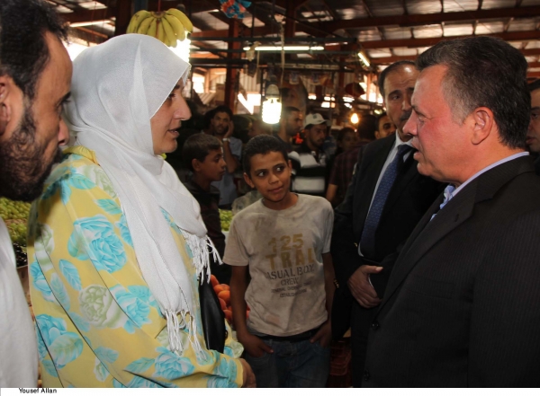 الملك زار سوق الحسين الشعبي - صور