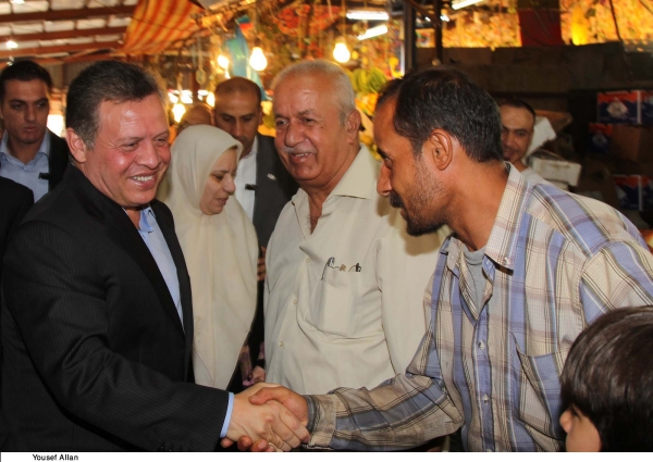 الملك زار سوق الحسين الشعبي - صور