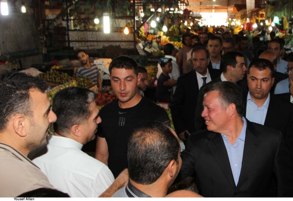 الملك زار سوق الحسين الشعبي - صور