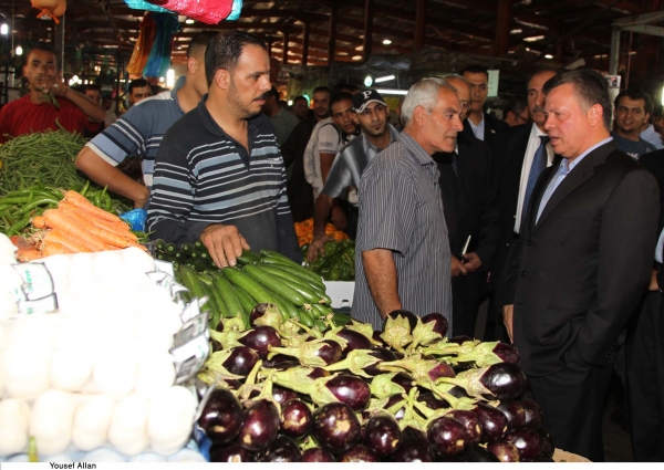 الملك زار سوق الحسين الشعبي - صور