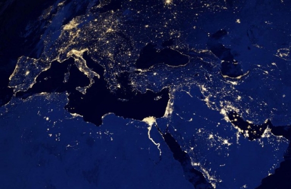 شاهدوا صور الكرة الأرضية ليلاً