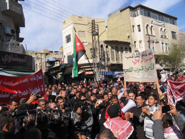 اعتصامات بعمّان والمحافظات -صور