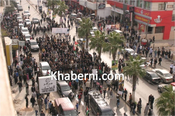 اعتصامات بعمّان والمحافظات -صور