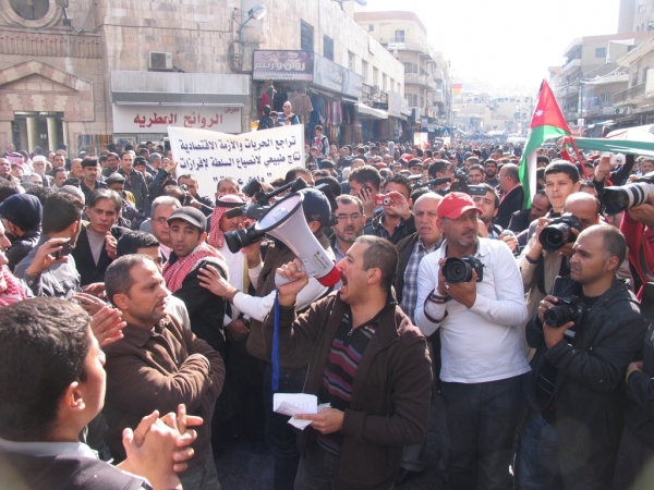 اعتصامات بعمّان والمحافظات -صور