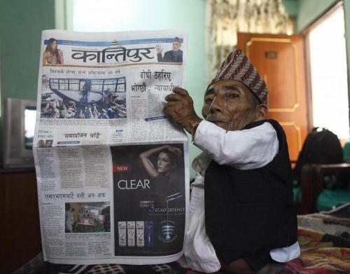 أقصر رجل في العالم يدخل غينيس – صور